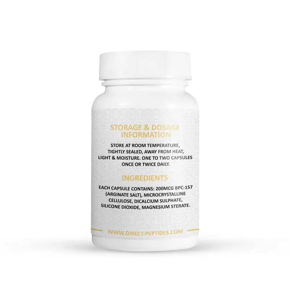 BPC-157 Capsules Back Image