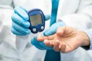 Laboratory glucose monitoring setup used in AMPK and diabetes research for metabolic and insulin sensitivity analysis.